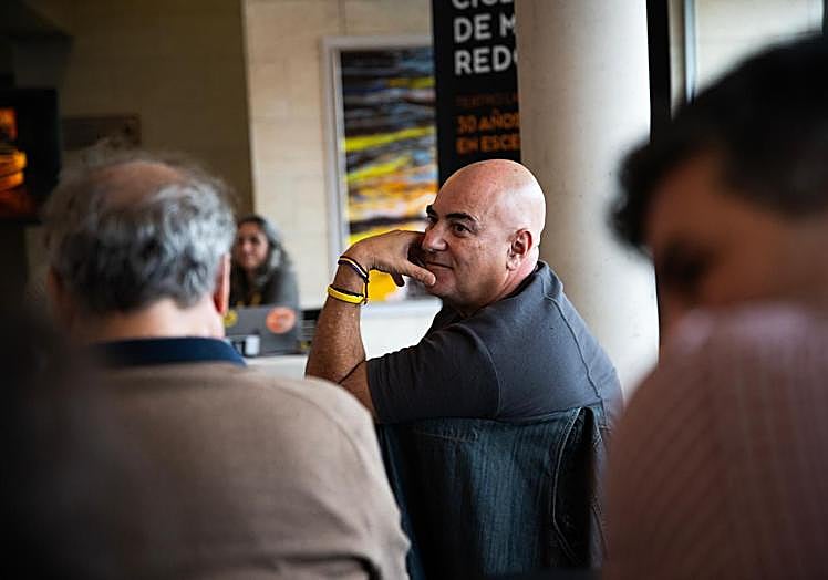 Nacho Cabrera, durante las jornadas celebradas en Agüimes.