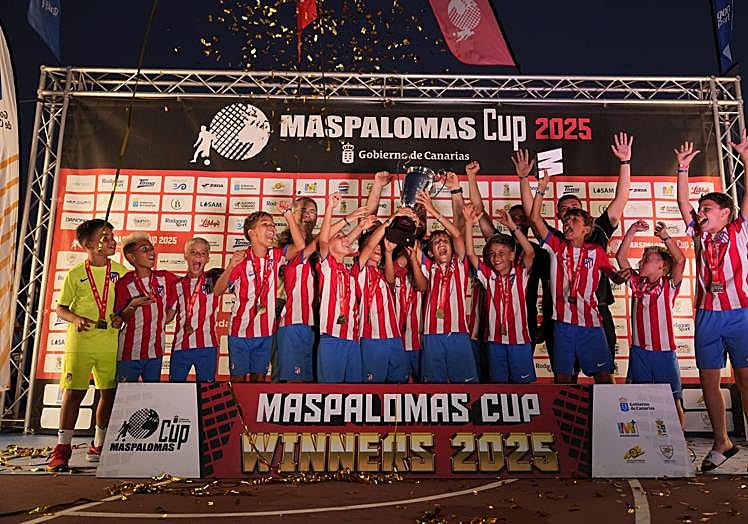 Celebración del Atlético Huracán.