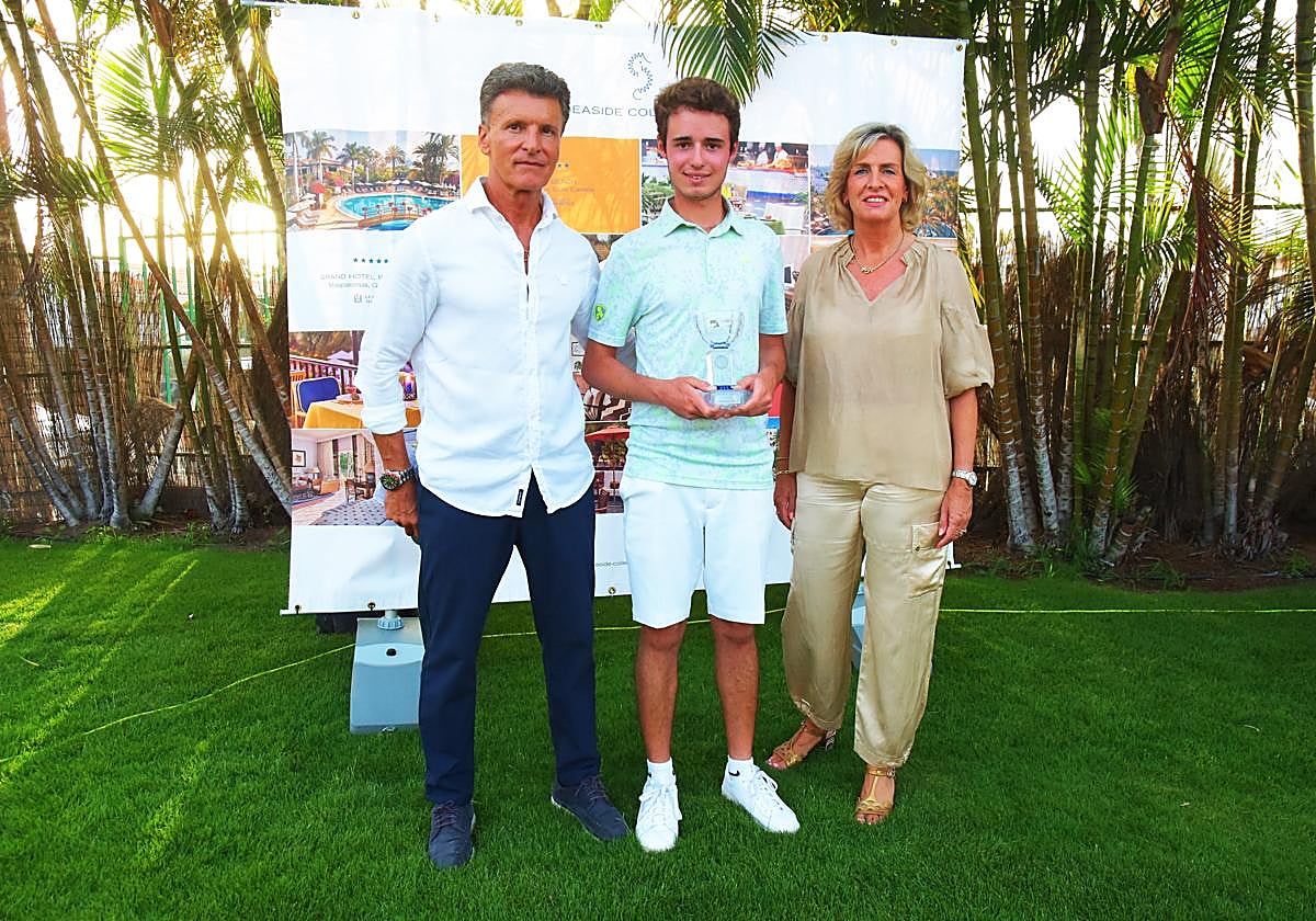 El vencedor Iván Bravo de Laguna.