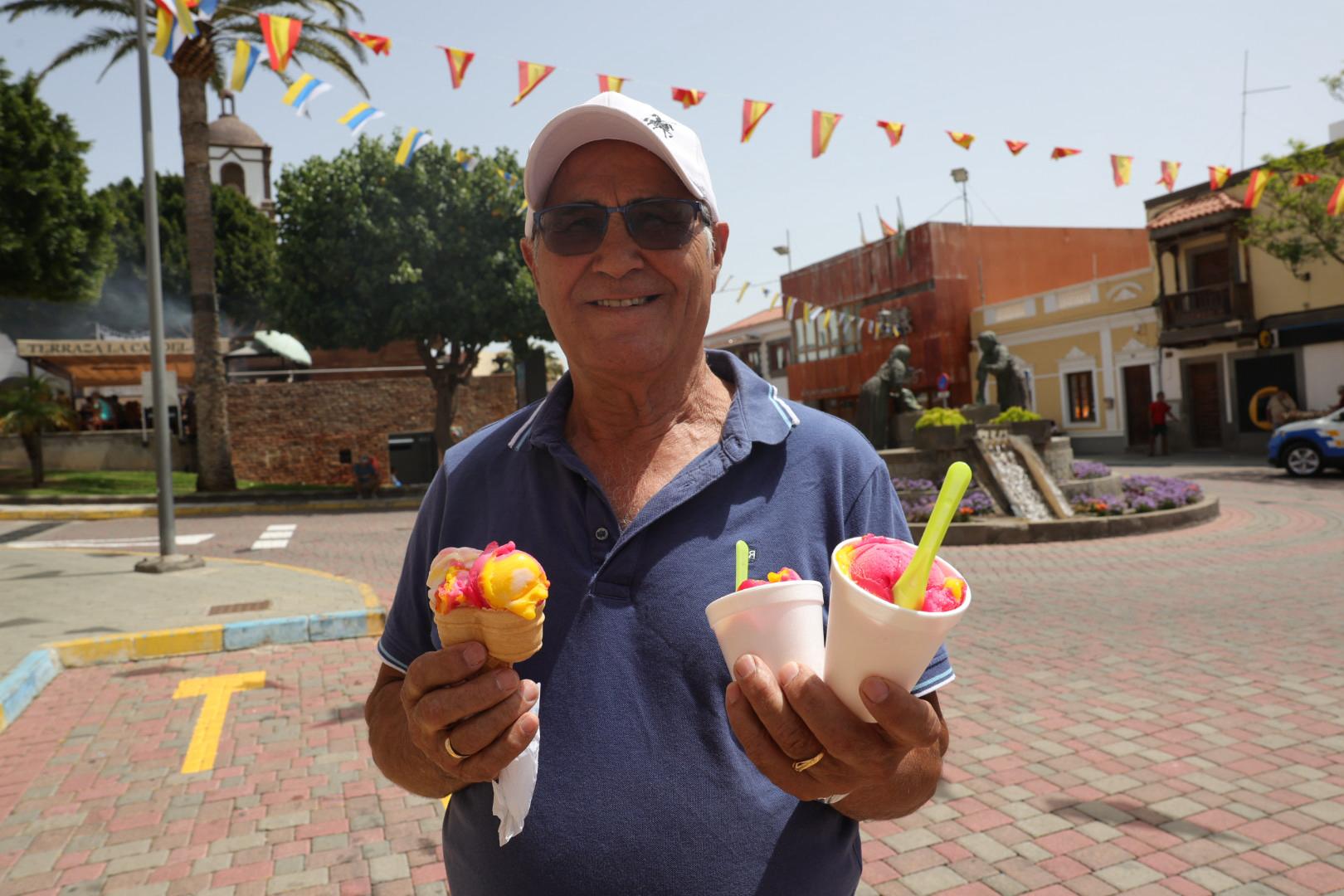 Helado, terraza y playa para combatir el calor