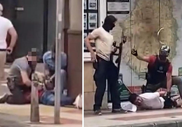 Imagen de los dos detenidos en el suceso de Telde.