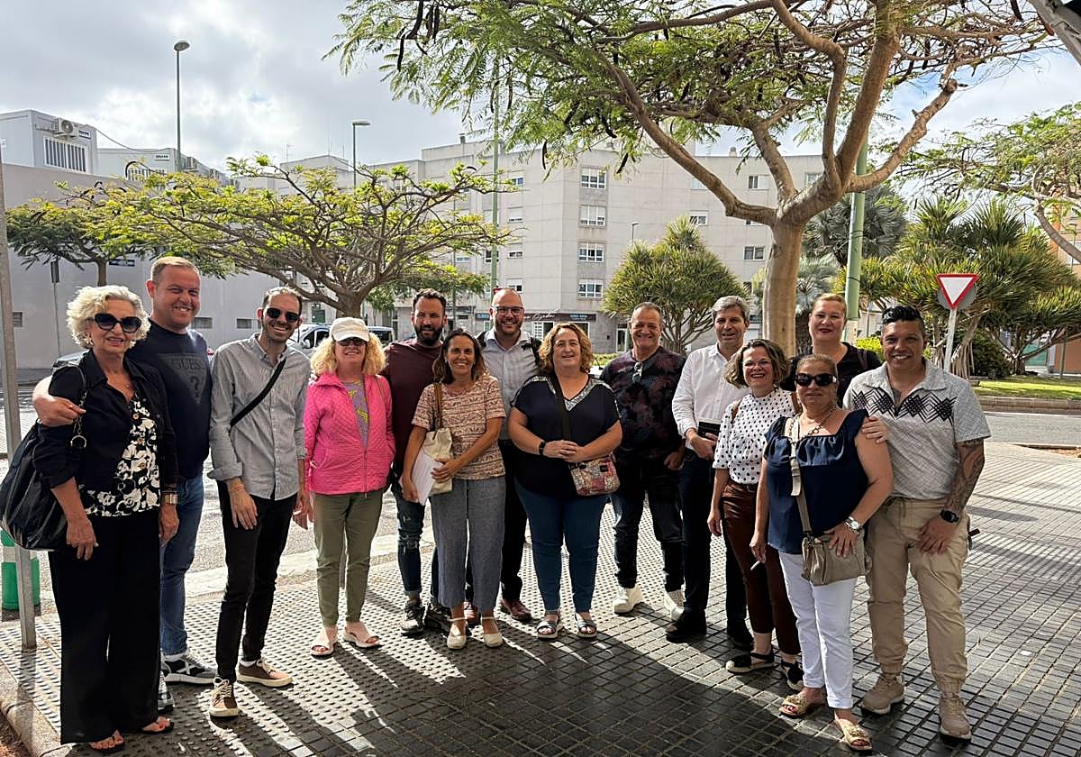 Integrantes de la plataforma Tasate Vecinal.