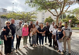 Integrantes de la plataforma Tasate Vecinal.