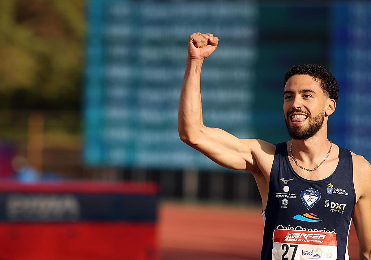 Imagen del atleta grancanario Jorge Santana.