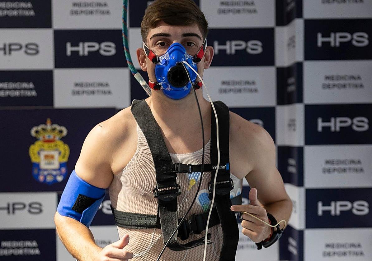 Diego Martín, este lunes en Perpetuo Socorro.