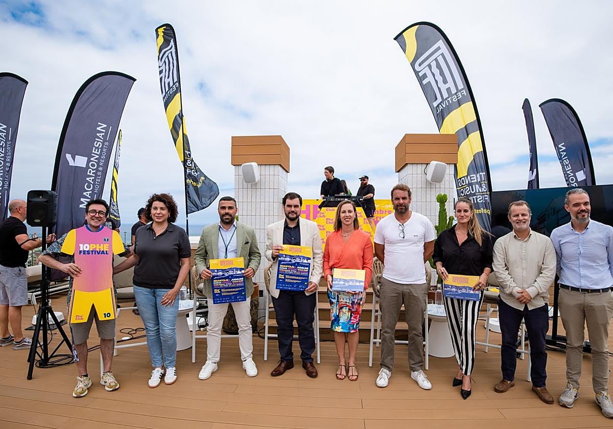 Rueda de prensa de presentación de este martes.