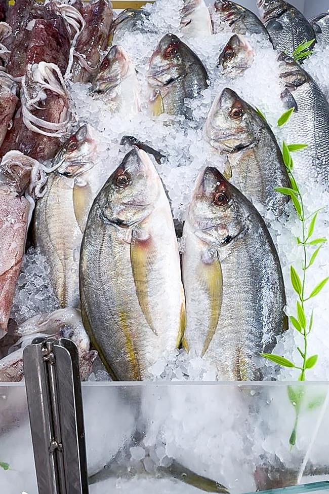 Medregal en pescadería Noemar