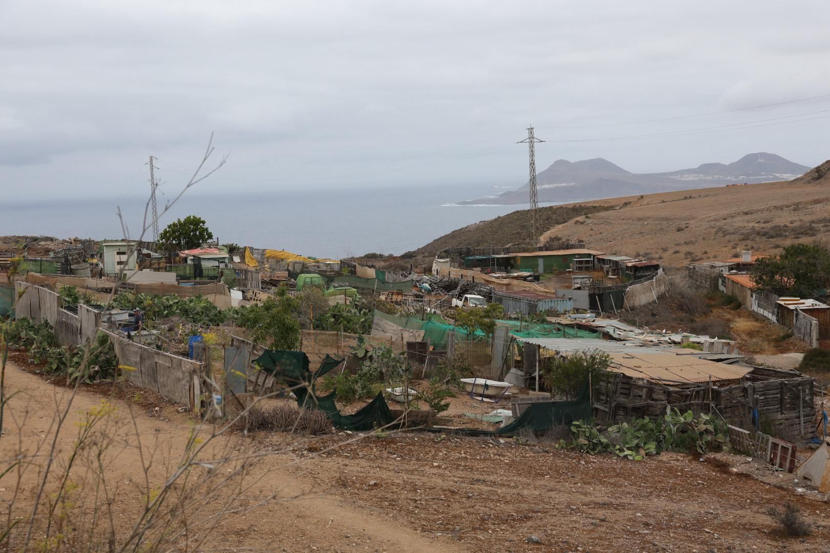 La situación de chabolismo en Ladera Alta, en imágenes