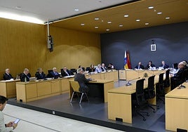 Foto archivo de un juicio del caso Gestión del Agua.