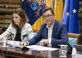 El consejero de Obras Públicas del Gobierno de Canarias, Pablo Rodríguez.