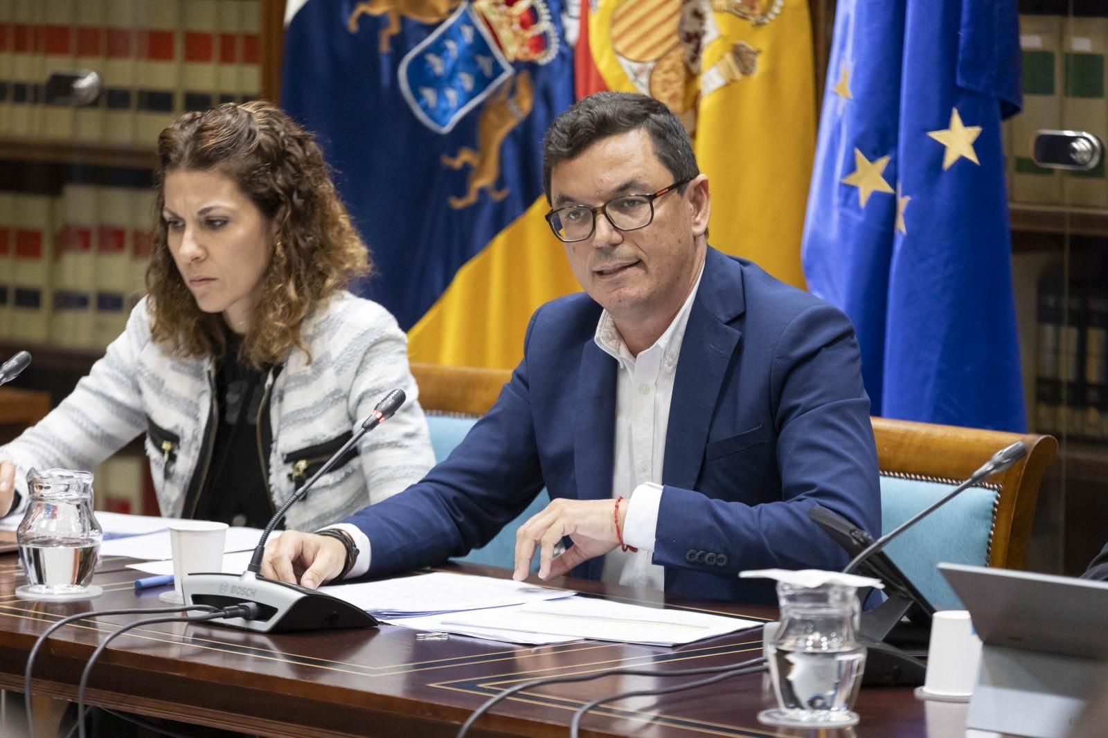 El consejero de Obras Públicas del Gobierno de Canarias, Pablo Rodríguez.