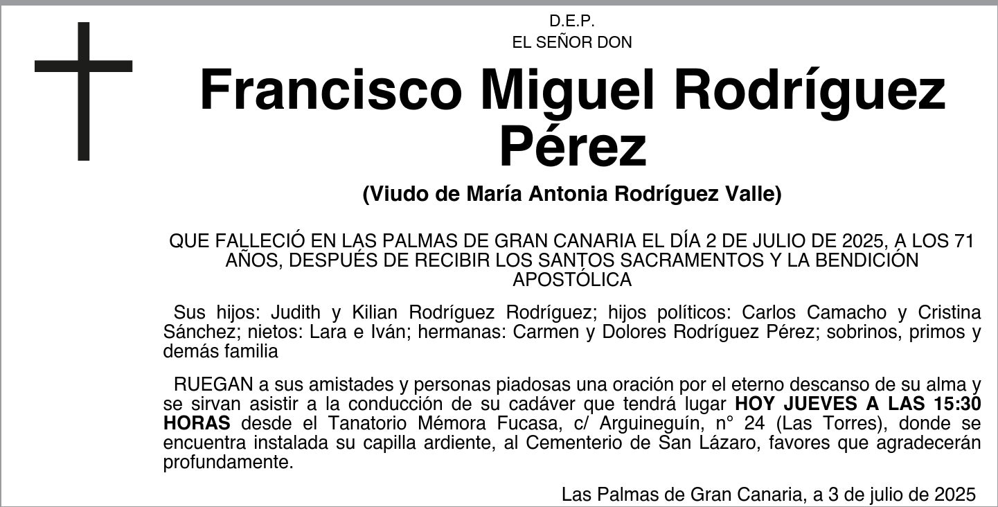 Francisco Miguel Rodríguez Pérez