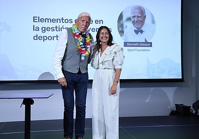 Kenneth Gasque, fundador del Ironman en Lanzarote, abrió la Universidad de Verano.