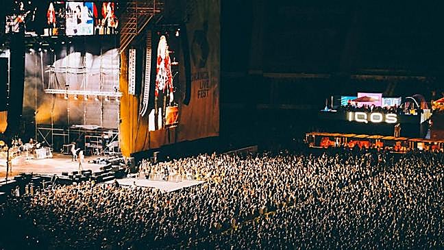 Imagen después - Así acabó el primer día del Granca Live Fest: música con el estadio casi vacío