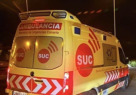 Una ambulancia del SUC.