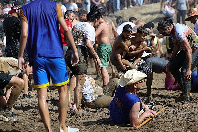 Uno de los momentos del festejo.