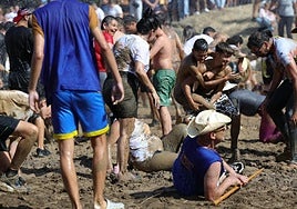 Uno de los momentos del festejo.