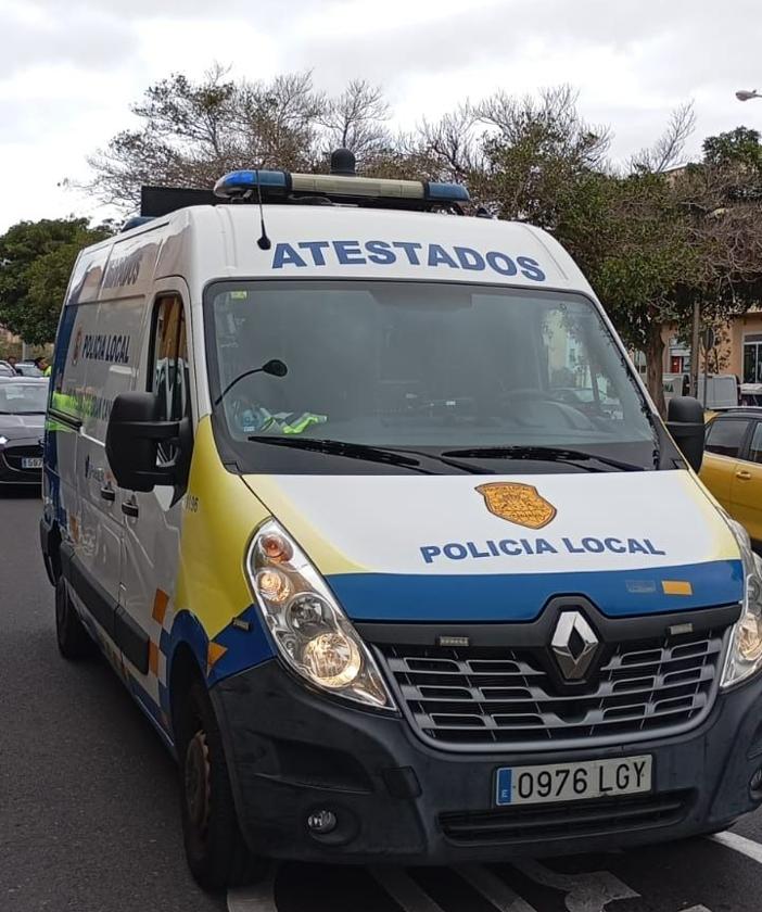 Vehículo de Atestados de la Policía Local de Las Palmas de Gran Canaria.