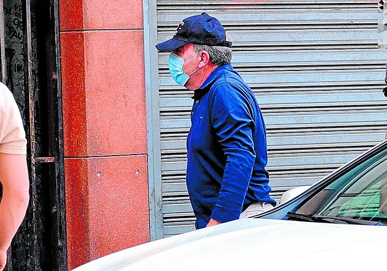 Miguel Gallego Pousada cuando fue detenido.