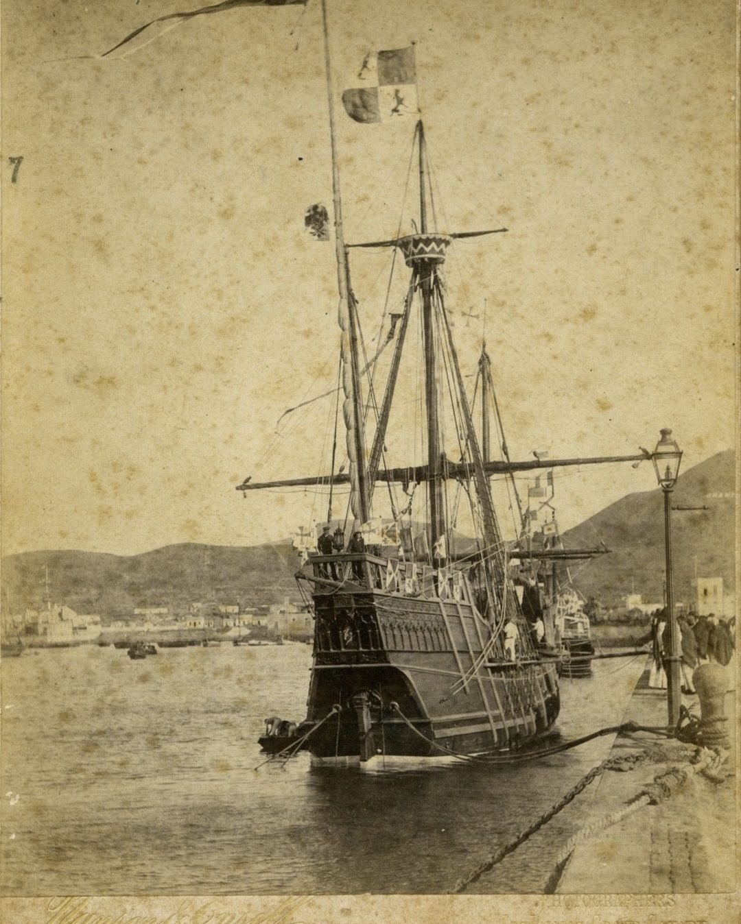 Carabela Santa María en su viaje conmemorativo del IV centenario del descubrimiento de América (1892) 