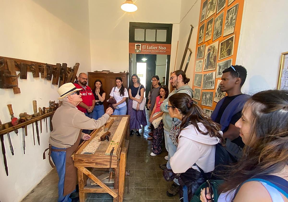 Visita reciente a uno de los museos vivos de La Aldea.