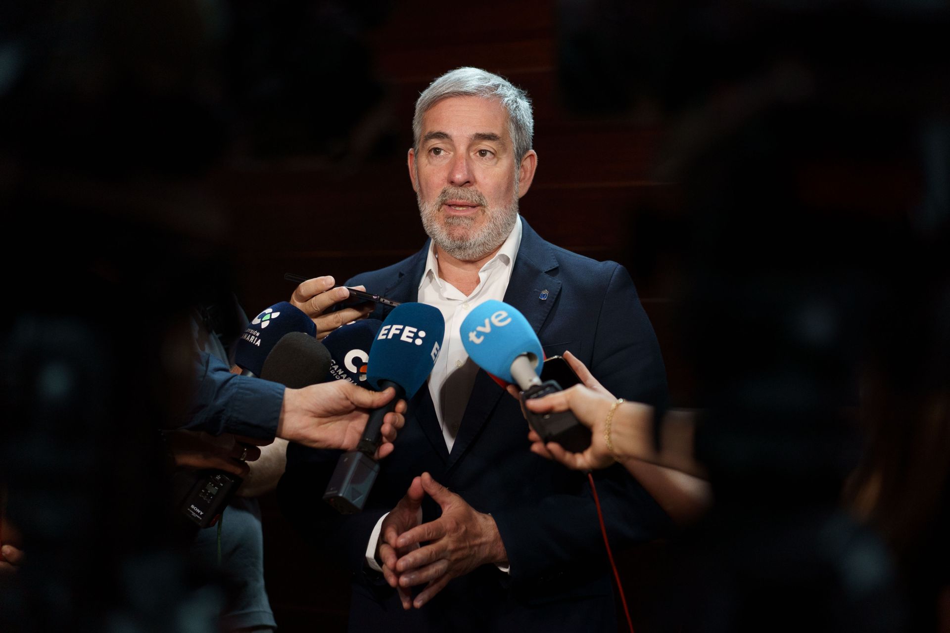 El presidente de Canarias y secretario general de Coalición Canaria, Fernando Clavijo