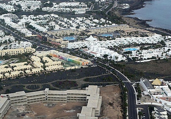 Imagen área de Costa Teguise.