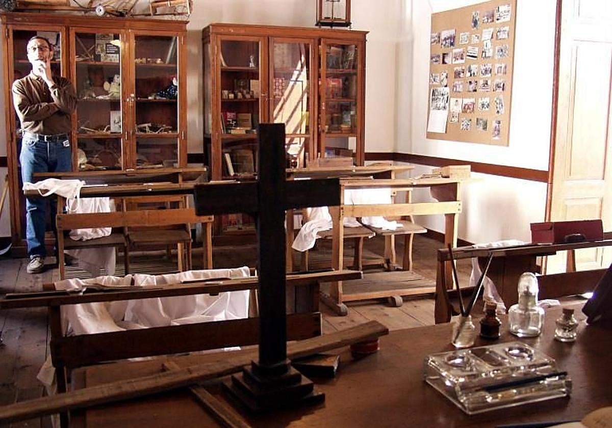 La escuelita es uno de los museos vivos de la Fundación Proyecto Comunitario de La Aldea.