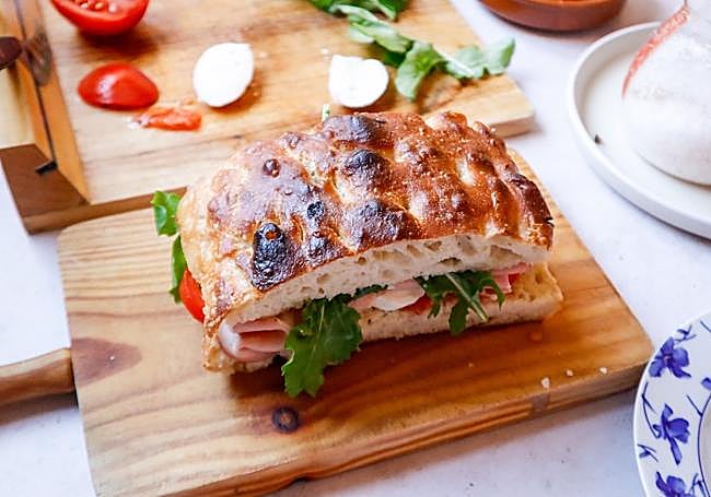 Sandwich tipo focaccia