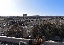 Terrenos en los que irá la urbanización.