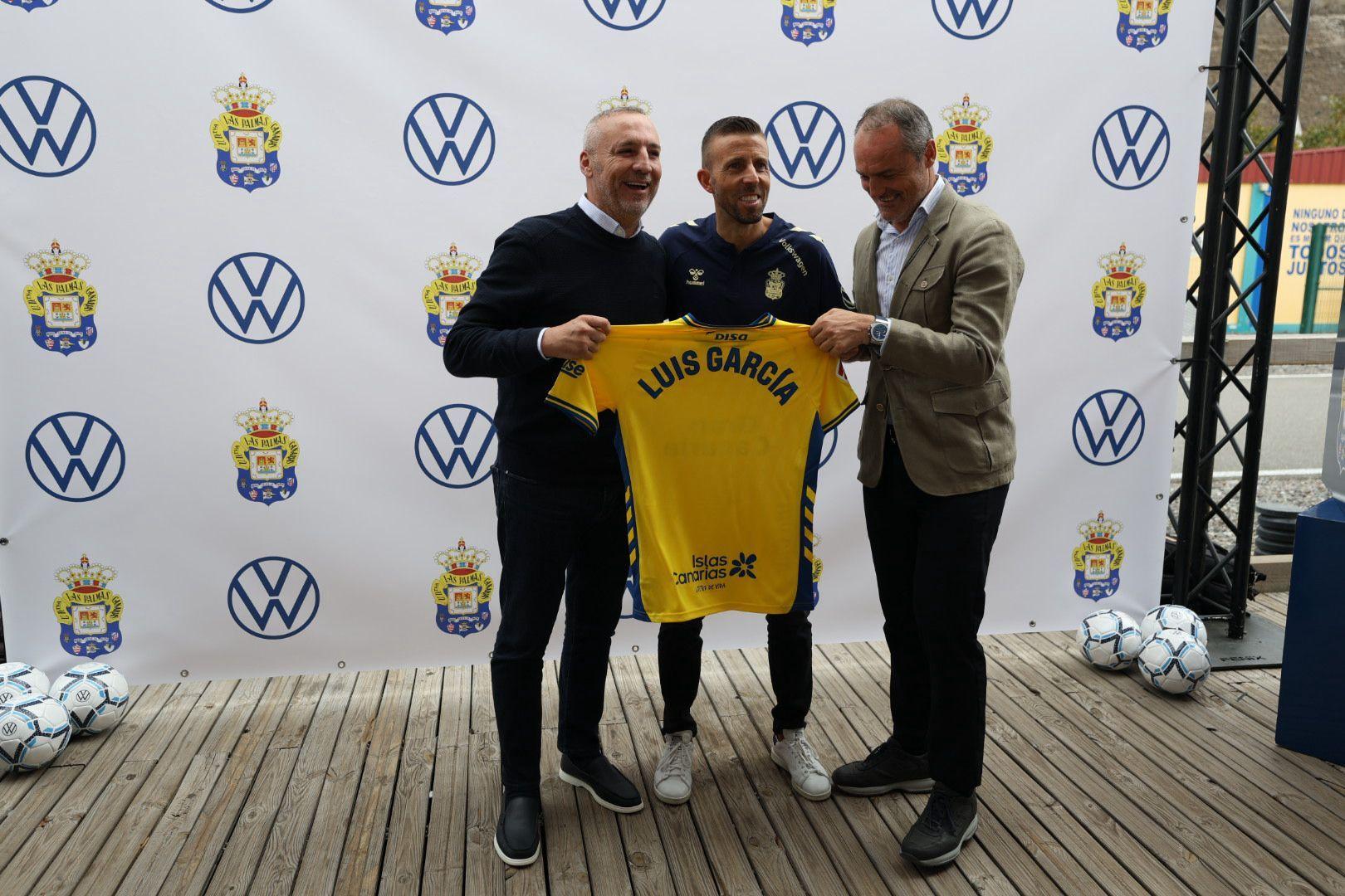 Luis García ya ejerce como entrenador de la UD Las Palmas