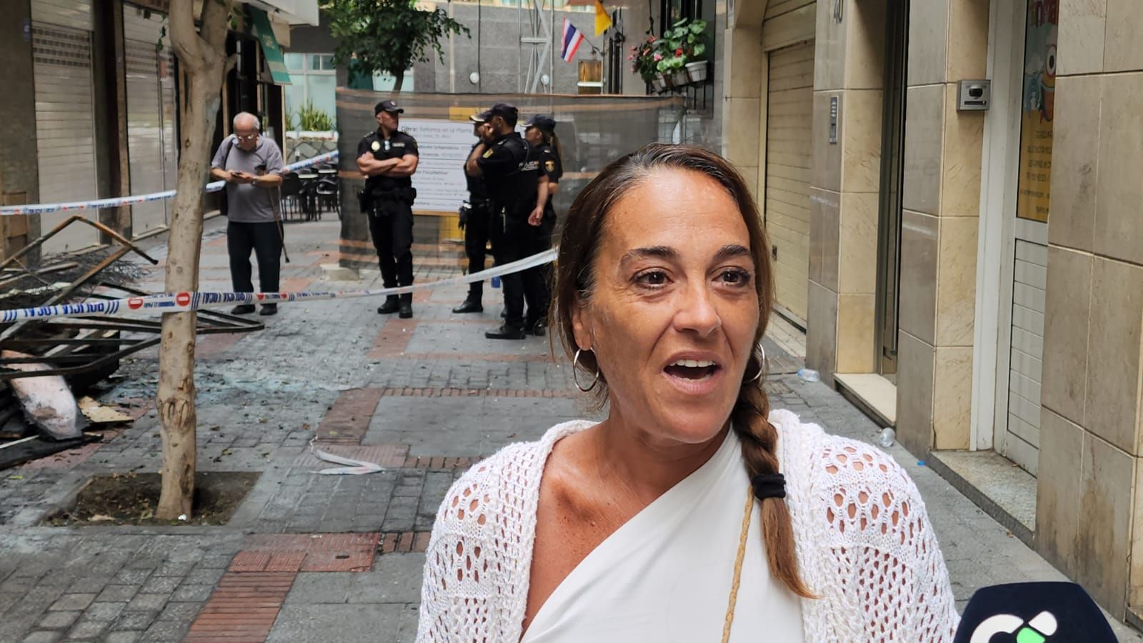 Un incendio en un edificio de seis plantas deja doce heridos en Las Palmas de Gran Canaria