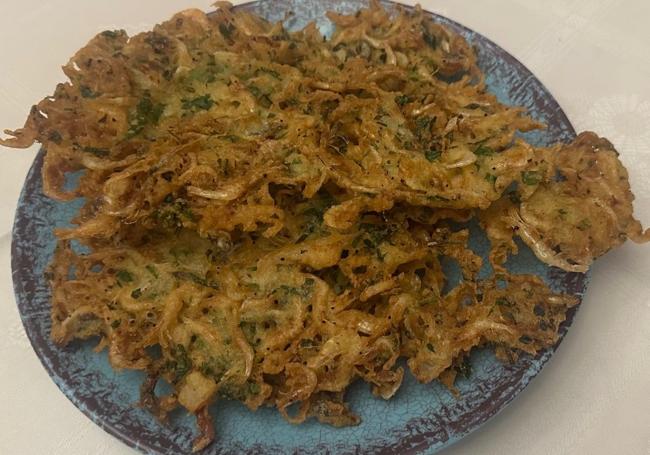 Tortilla de camarones