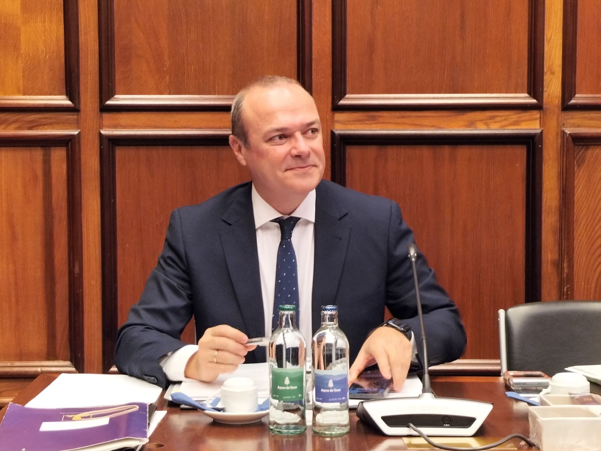 Augusto Hidalgo, consejero de Obras Públicas e Infraestructuras, del Cabildo de Gran Canaria.