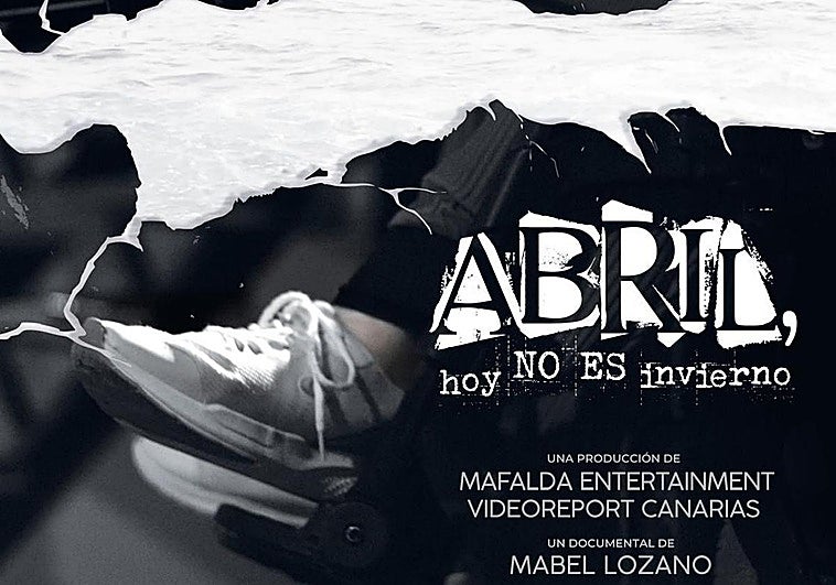 Cartel del cortometraje 'Abril hoy no es invierno'.