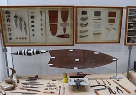 Exposición sobre el cuchillo canario en la 30º edición del Festival Internacional de Folclore 'Muestra Solidaria de los Pueblos.