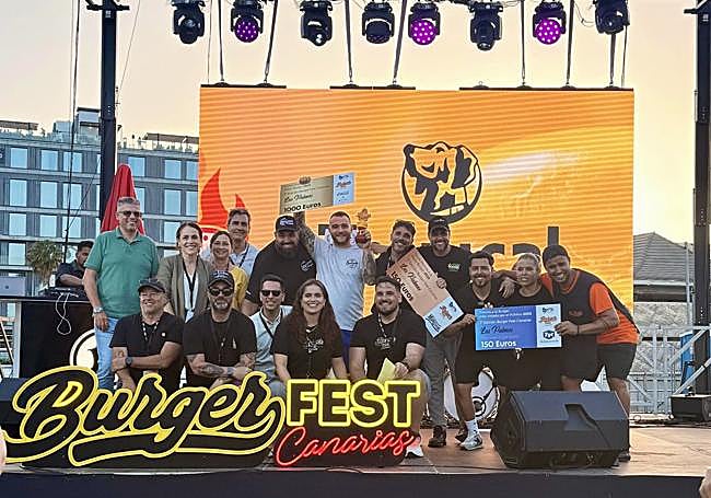 Momento de entrega de premios