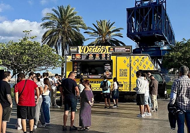 Stand de Dedos en el Burger Festival Las Palmas