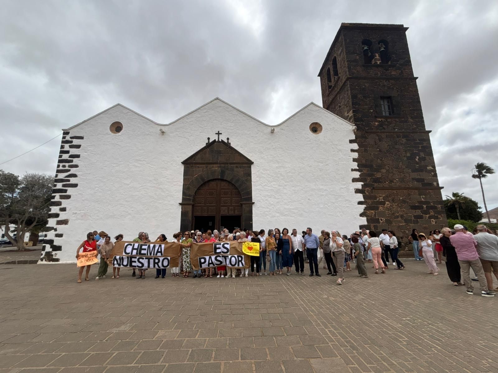 Manifestación celebrada este domingo.