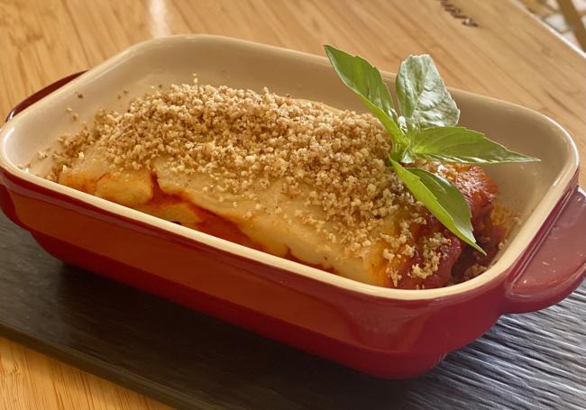Musaka vegetariana de Berro Bistró