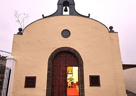 Ermita de San Sebastián, en Santa María de Guía.