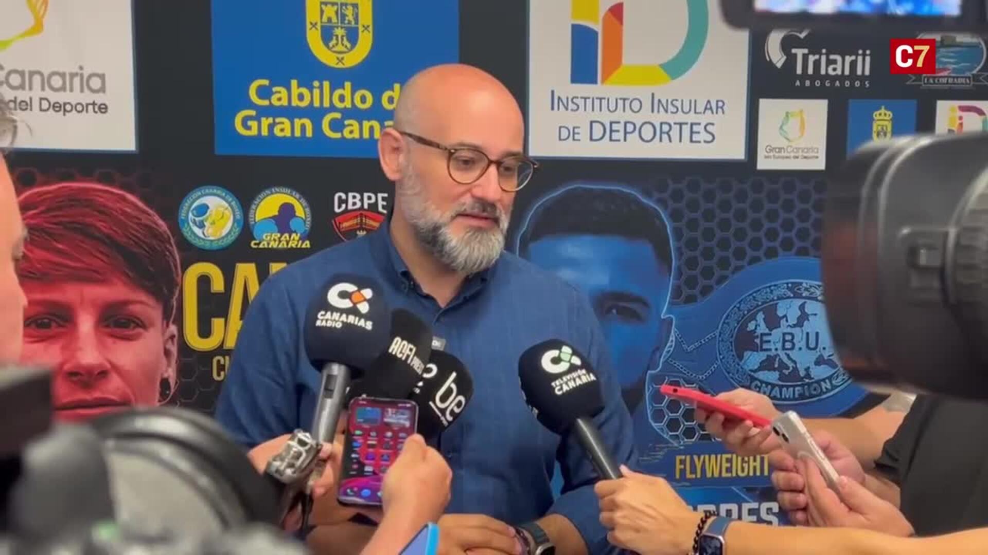 Todo preparado para la velada de boxeo 'Canarias, Cuna de Campeones'