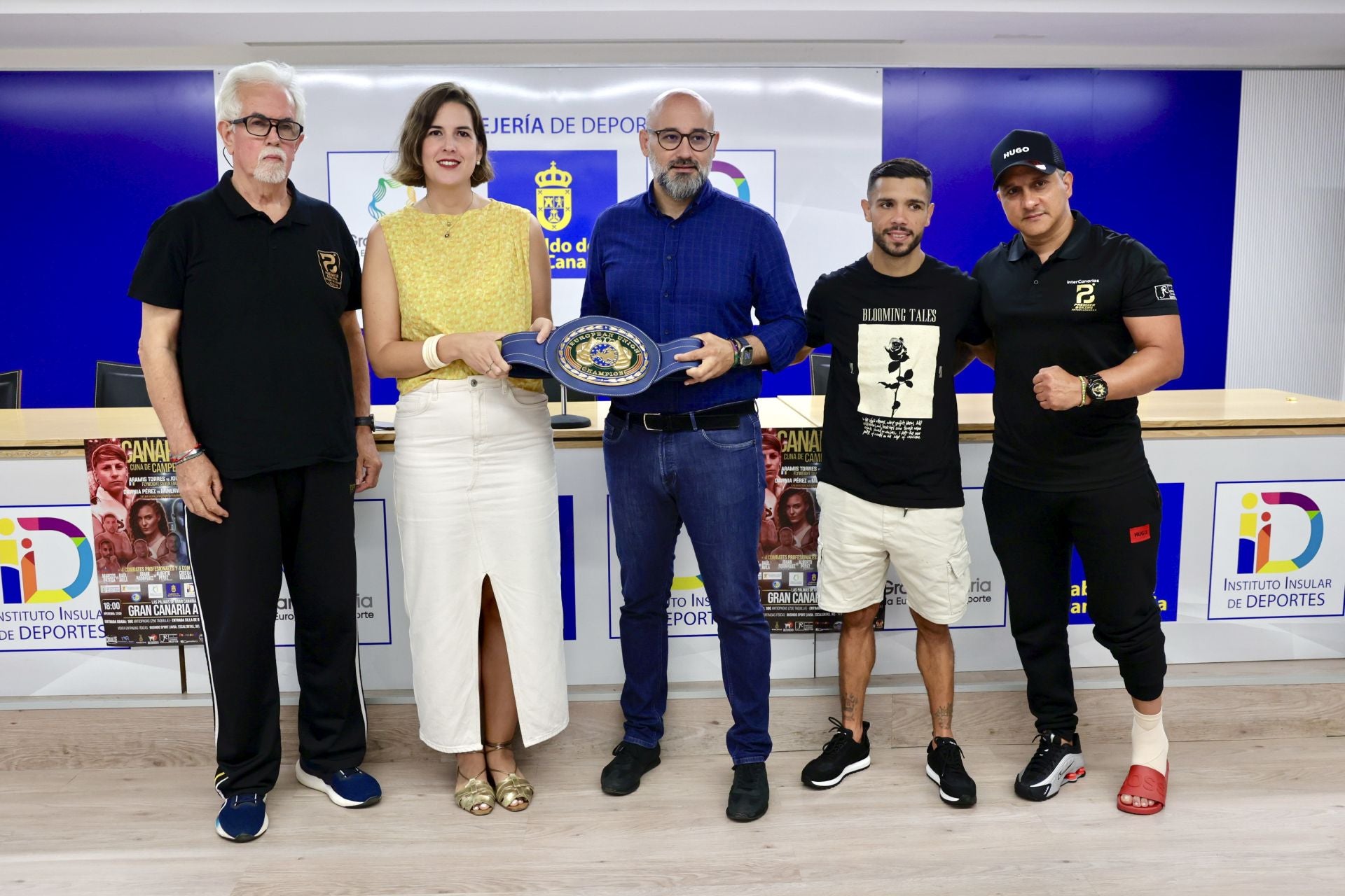 Todo preparado para el espectáculo.