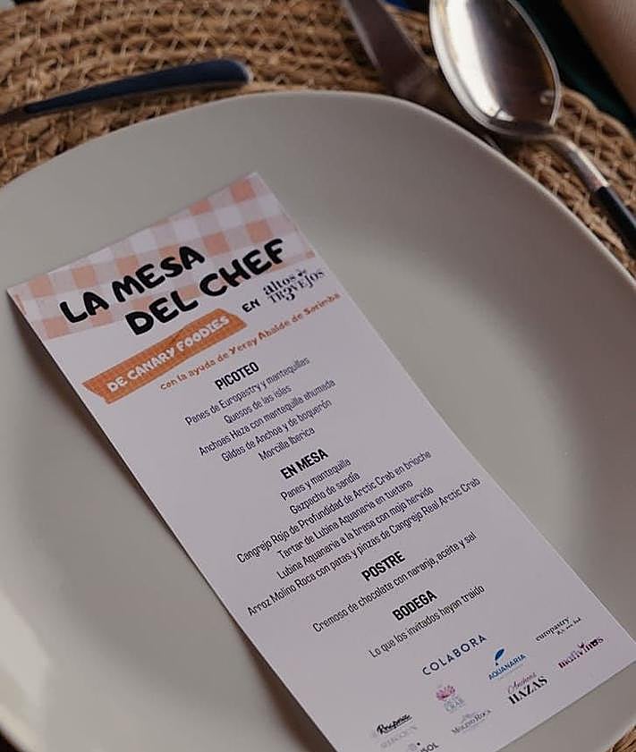 Imagen secundaria 2 - La Mesa del Chef de Canary Foodies
