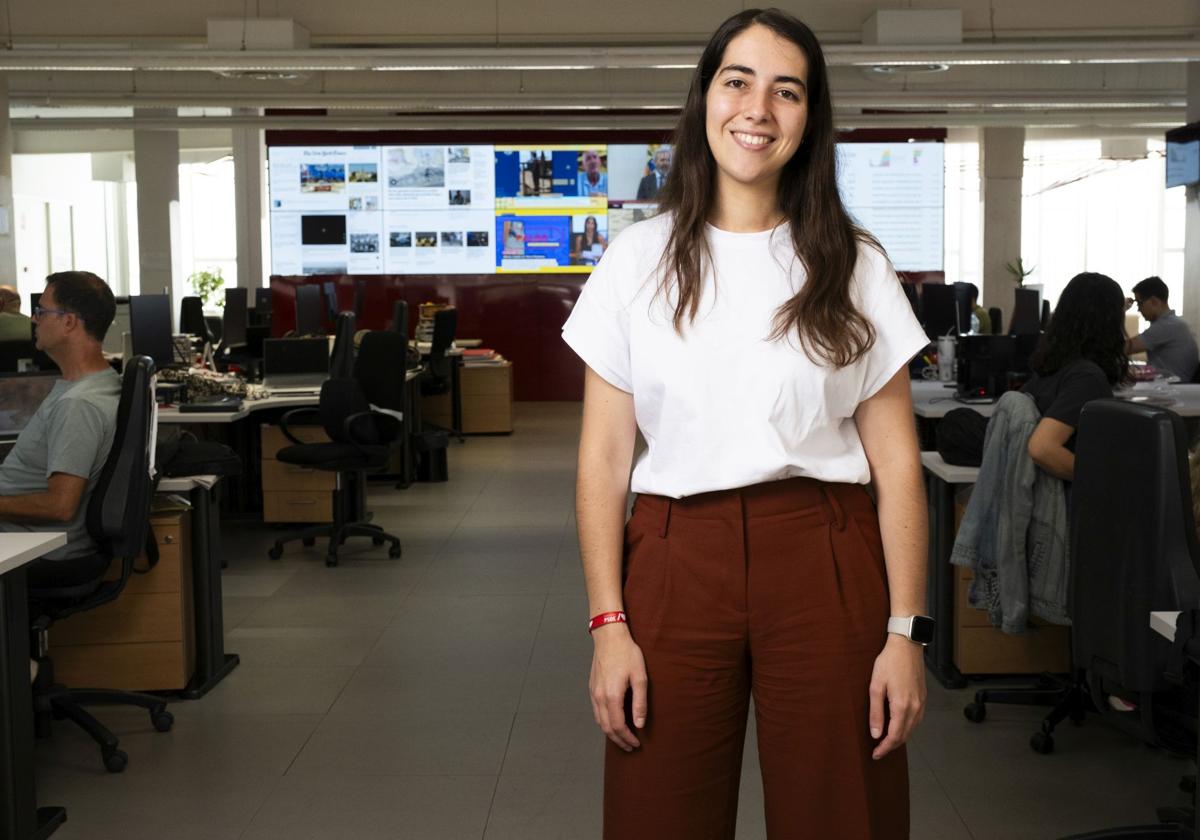 Ada Santana, diputada canaria del PSOE en el Congreso de los Diputados, en las instalaciones de CANARIAS7.