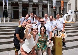 Imaagen de la recepción que tuvo lugar este viernes.