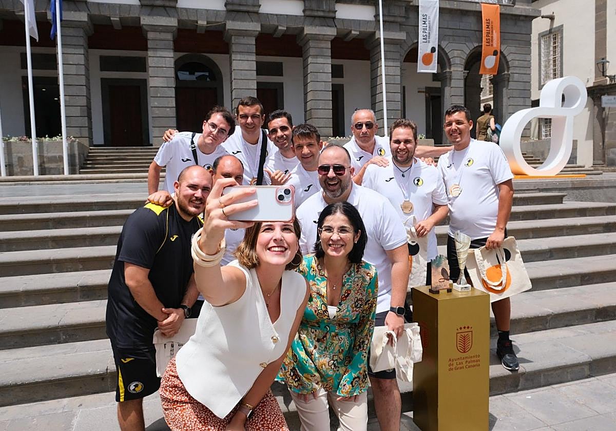 Imaagen de la recepción que tuvo lugar este viernes.