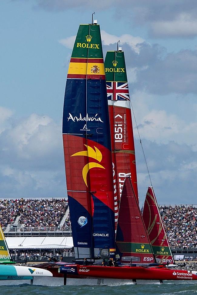 Imagen del barco español en aguas británicas.