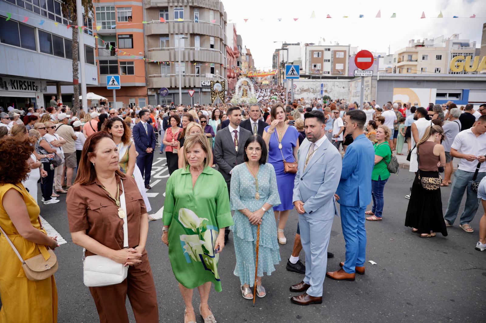 La Isleta se vuelca con la procesión marítima de la Virgen del Carmen