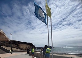 El Burrero iza la Bandera Azul por octavo año consecutivo